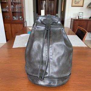 RARE Gorgeous, Vintage, Coach, Sonoma Leather, Bucket Bag, Black. Late 1980’s